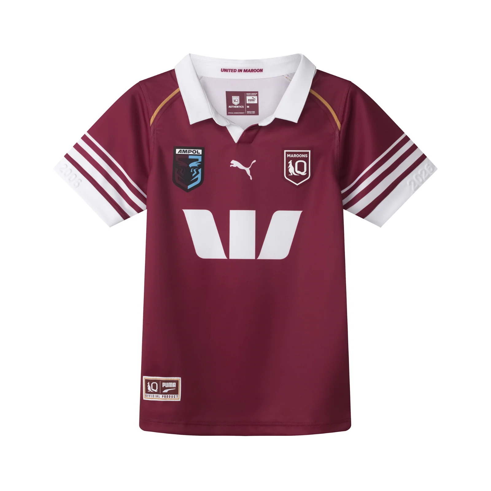 2026 QLD Maroons Jersey - Queensland - Youth Kids