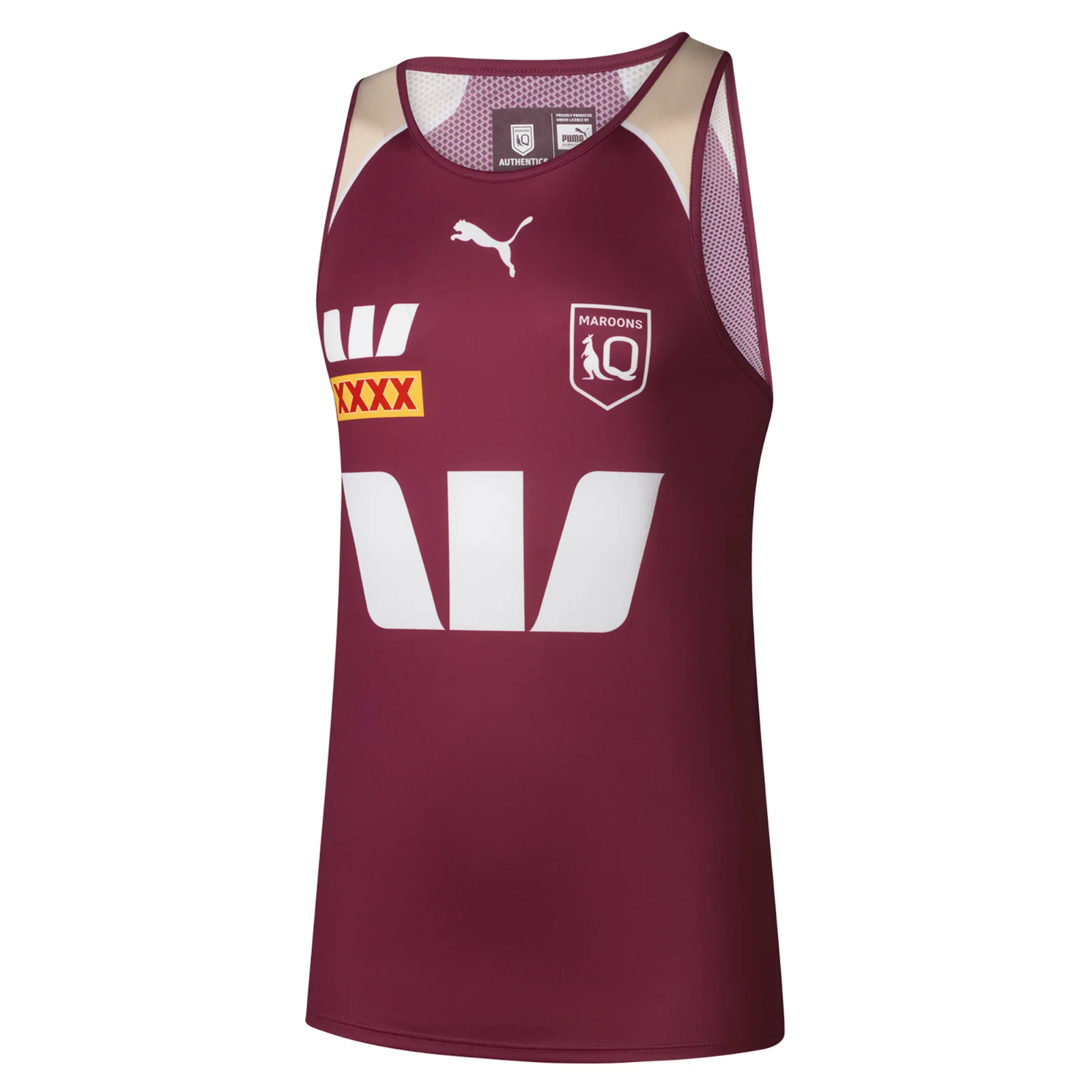 2026 QLD Maroons Training Singlet - Queensland - Adult - Mens