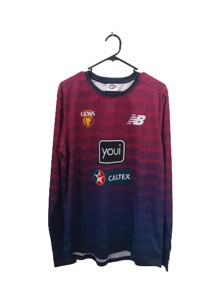 AFL 2023 LS Training Tee Shirt - Brisbane Lions - Mens - NEW BALANCE
