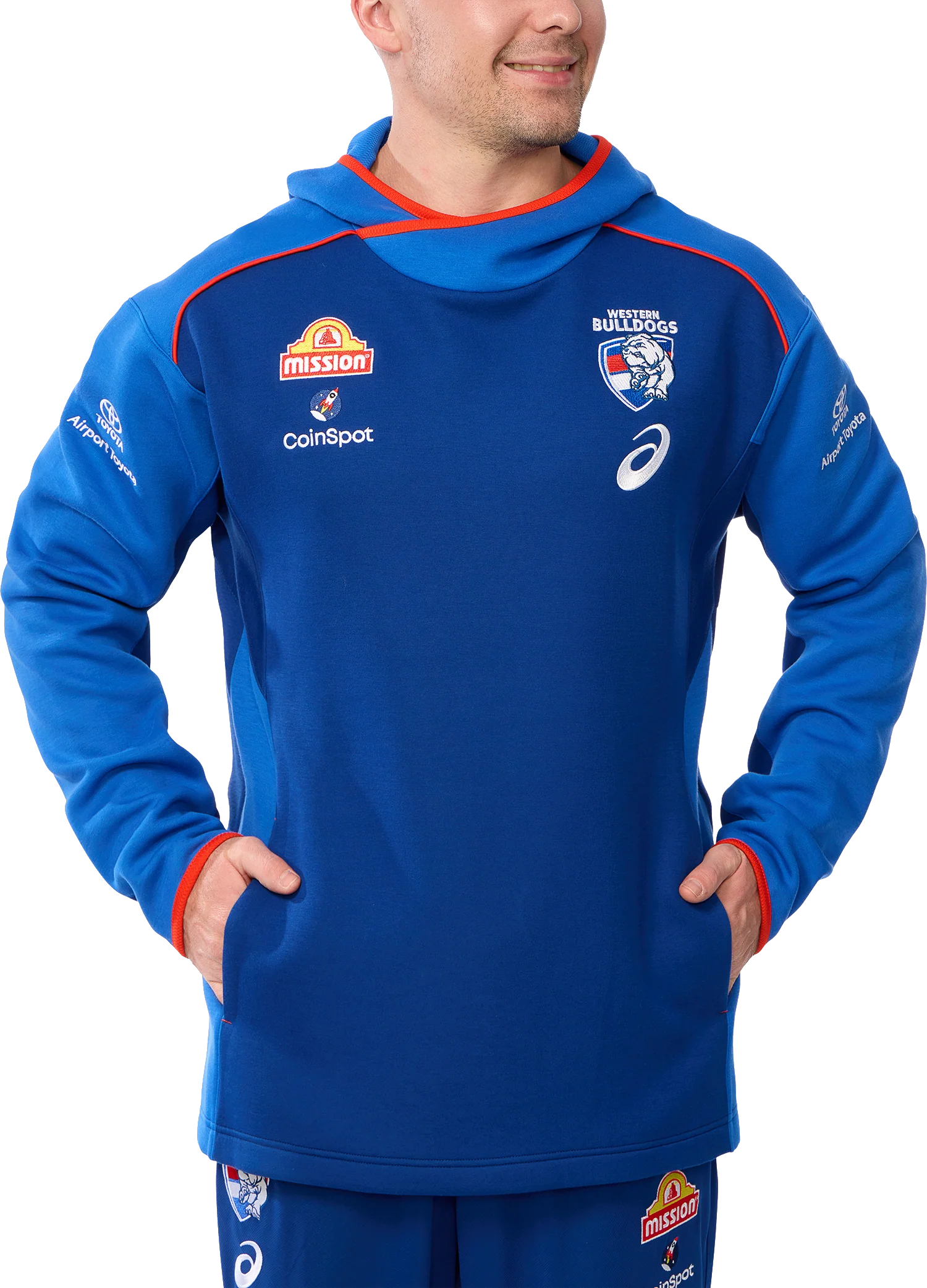 AFL 2025 Training Hoodie - Western Bulldogs - Adult - Unisex