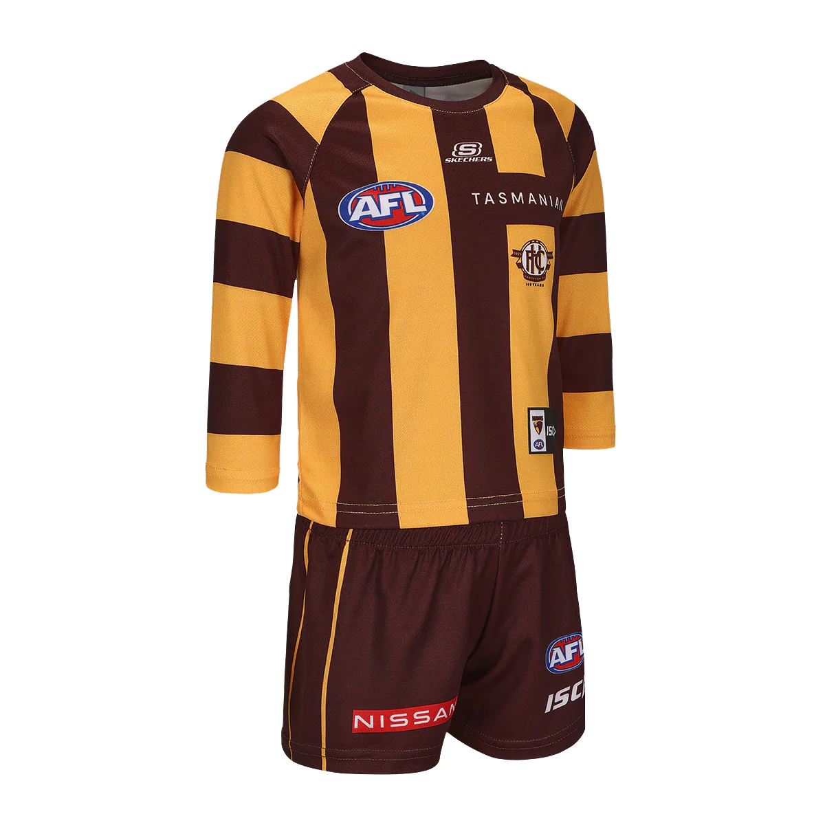 AFL 2025 Home Guernsey Set - Hawthorn Hawks - Toddler - Baby - Image 4