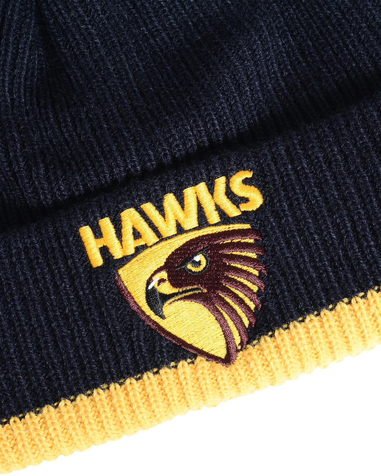 AFL 2026 Beanie - Hawthorn Hawks - Adult - Unisex - Hat - Image 2