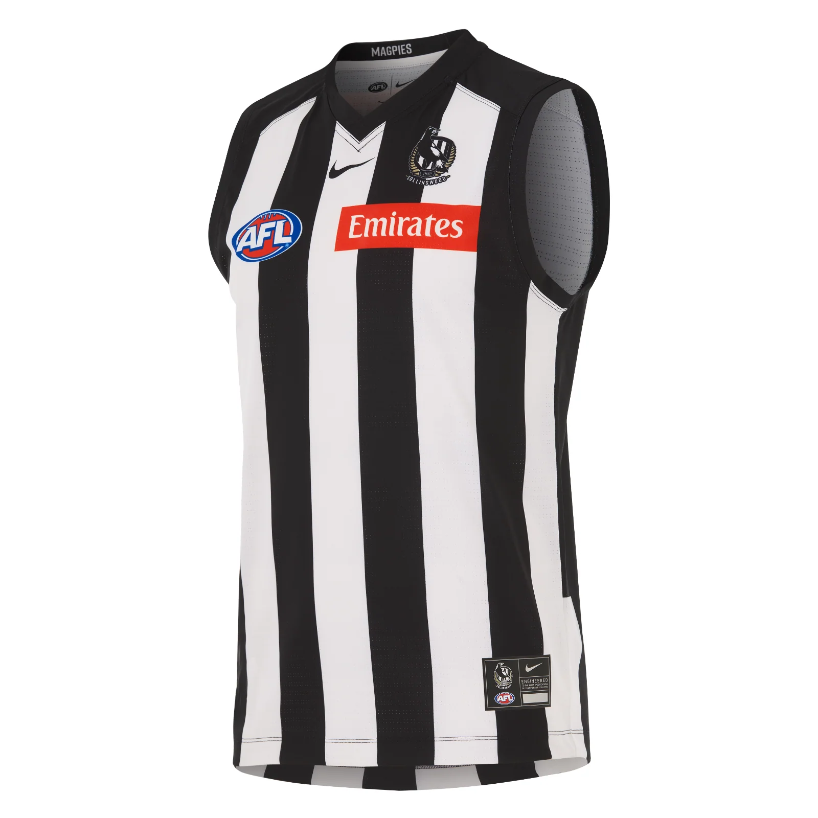 AFL 2026 Home Guernsey - Collingwood Magpies - Adult - Mens - Image 3