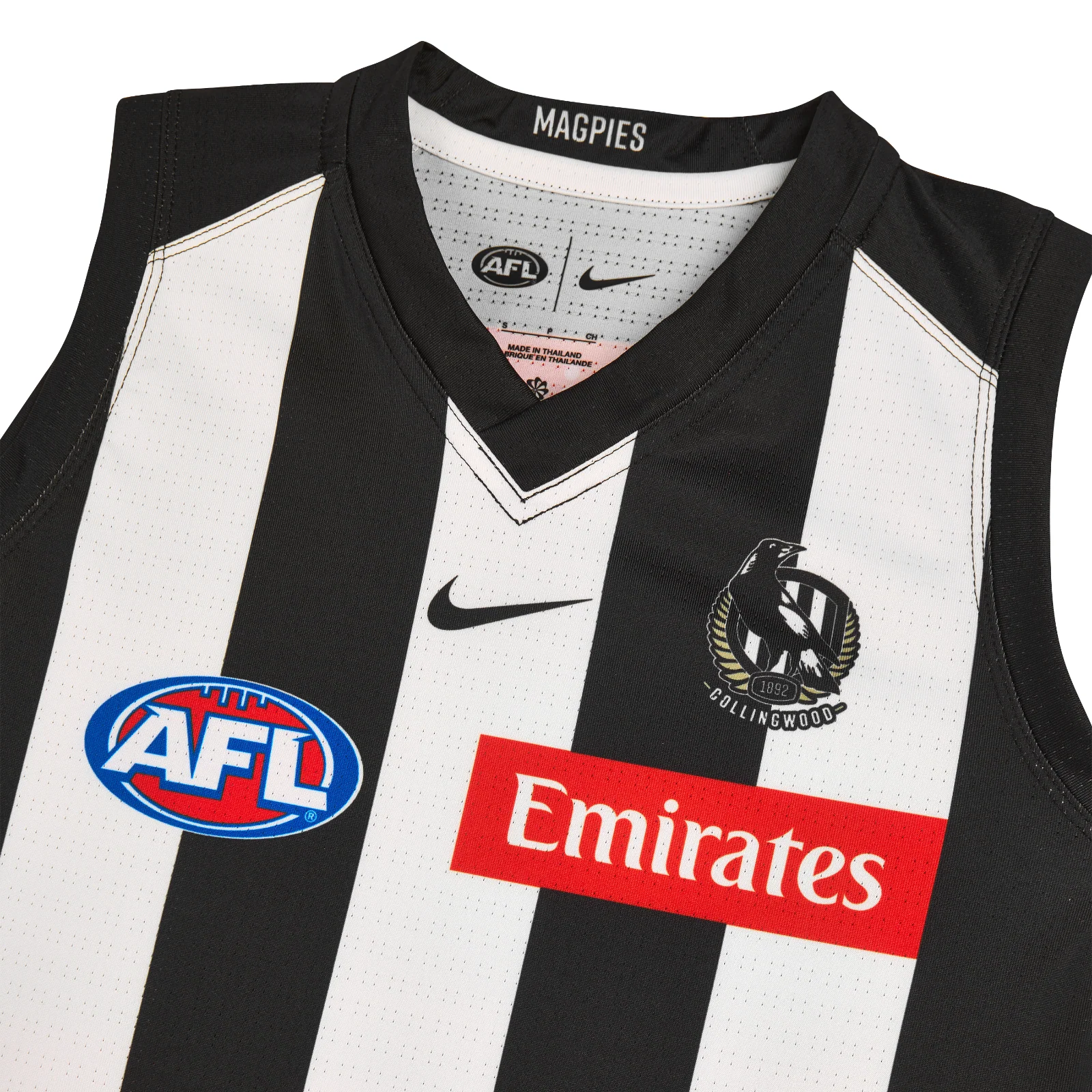 AFL 2026 Home Guernsey - Collingwood Magpies - Youth - Kids - Image 4