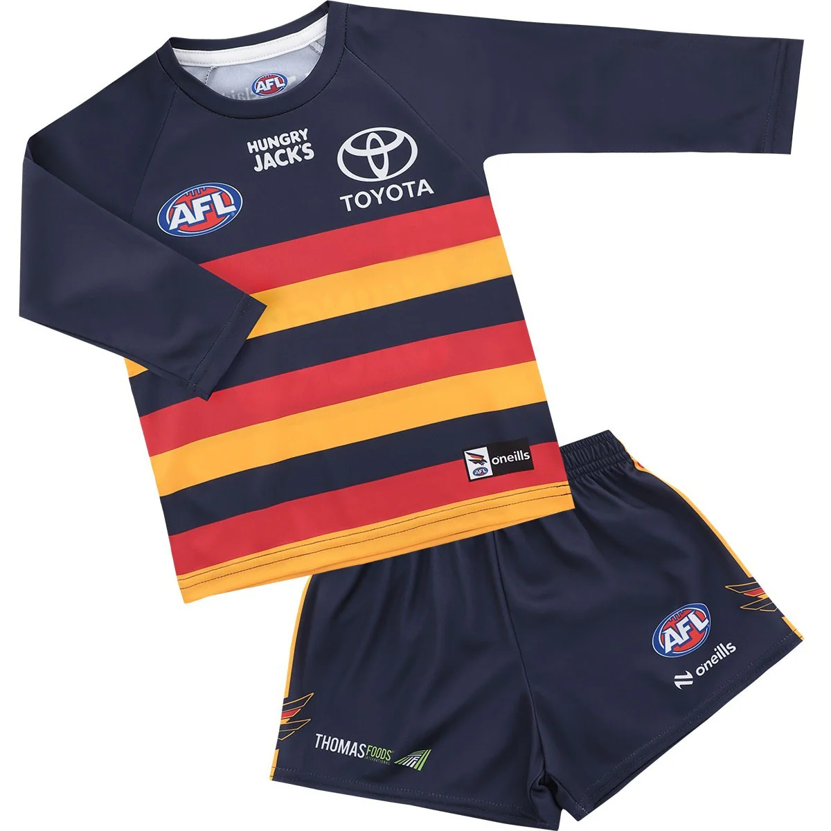 AFL 2026 Home Guernsey Set - Adelaide Crows - Toddler - Baby - Infant