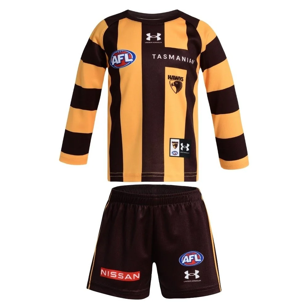 AFL 2026 Home Guernsey Set - Hawthorn Hawks - Toddler - Baby