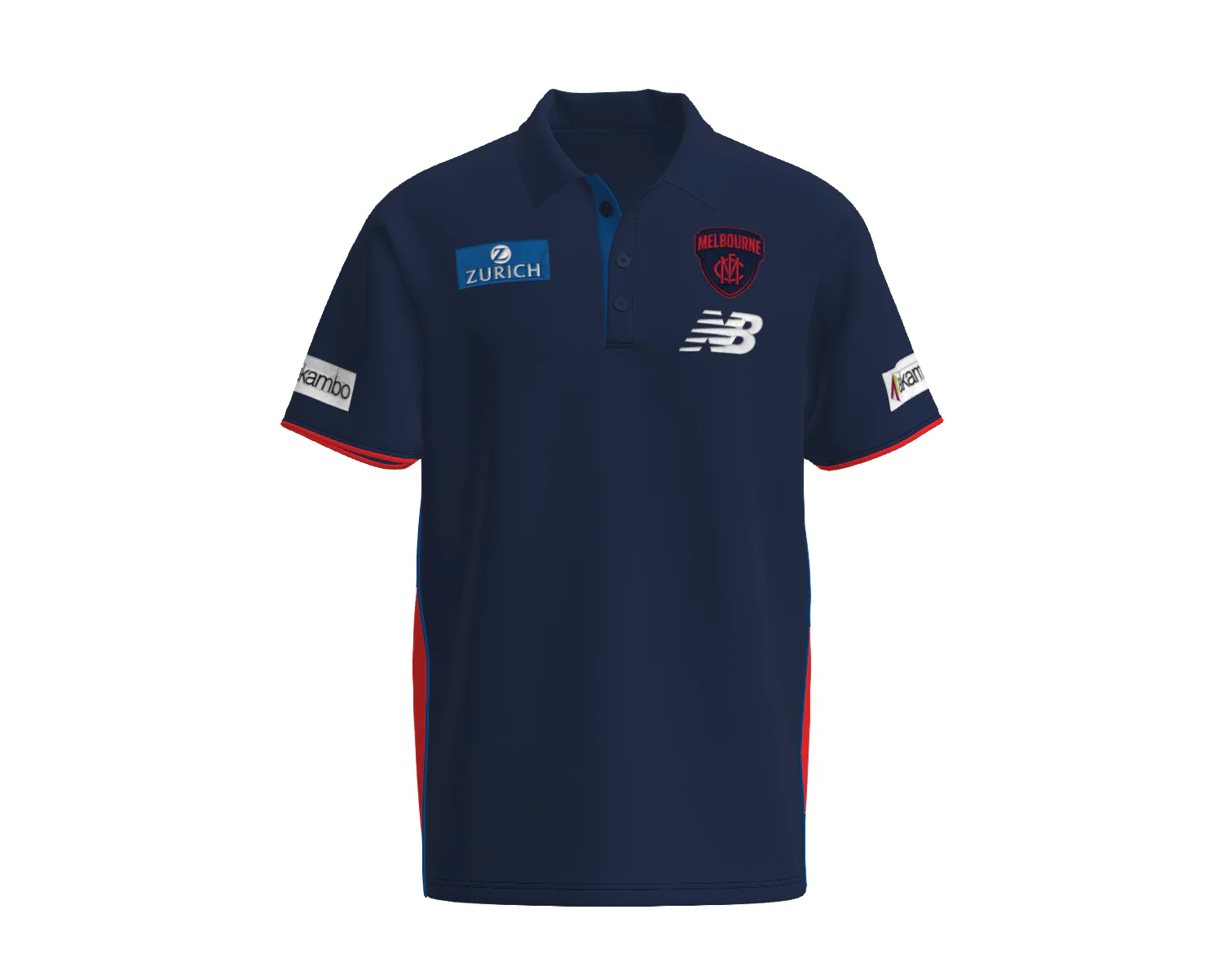 AFL 2026 Media Polo - Melbourne Demons - Adult - Mens
