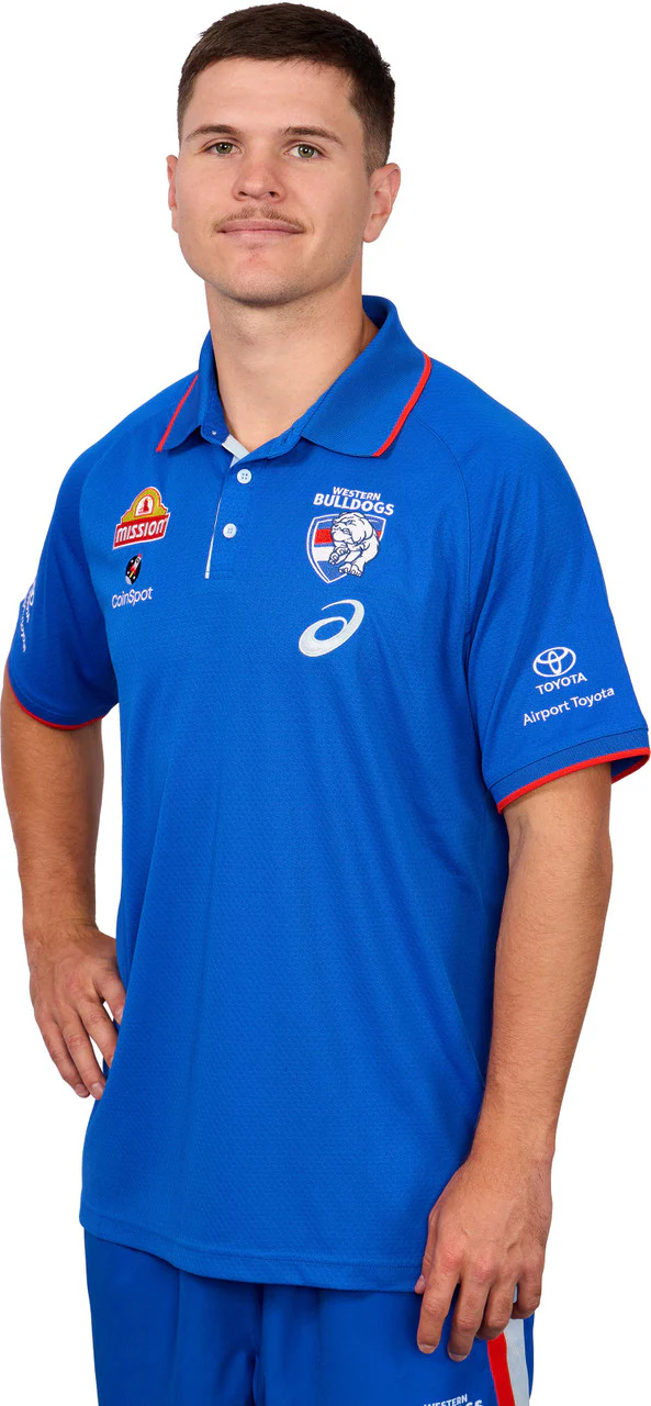 AFL 2026 Media Polo - Western Bulldogs - Adult - Mens - Image 9