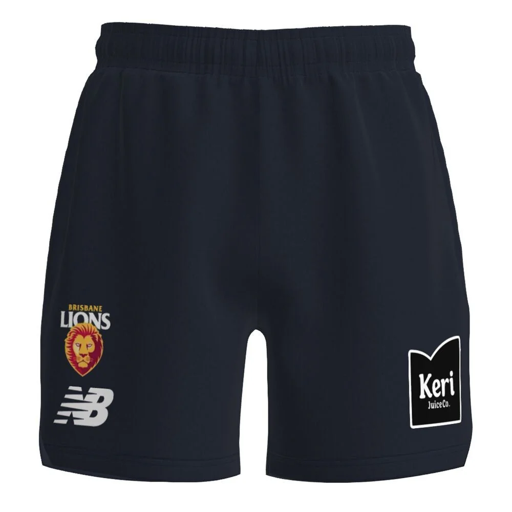 AFL 2026 Travel Shorts - Brisbane Lions - Adult - Mens - Training