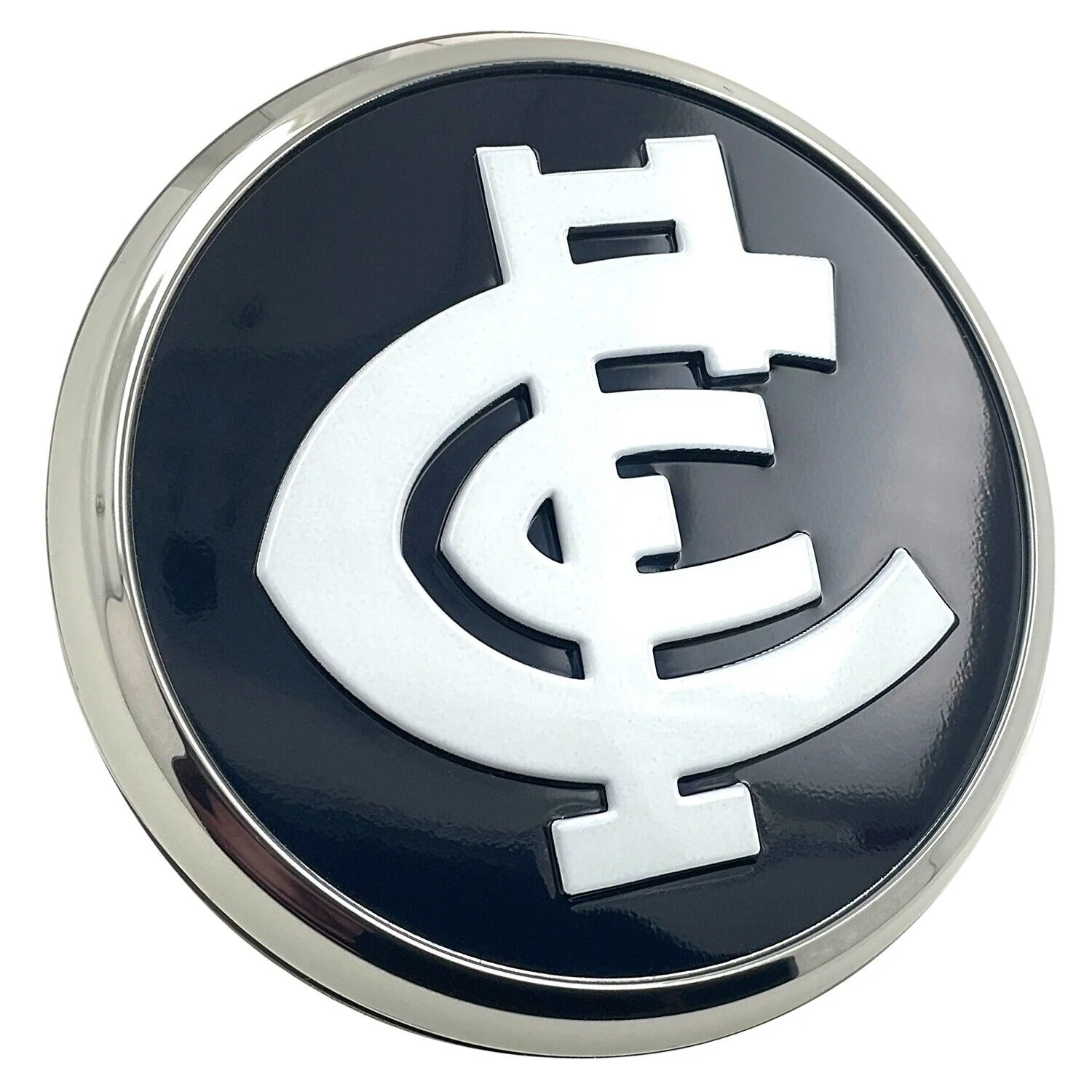 AFL 3D Chrome Emblem - Carlton Blues - Supporter Car Badge - Image 2