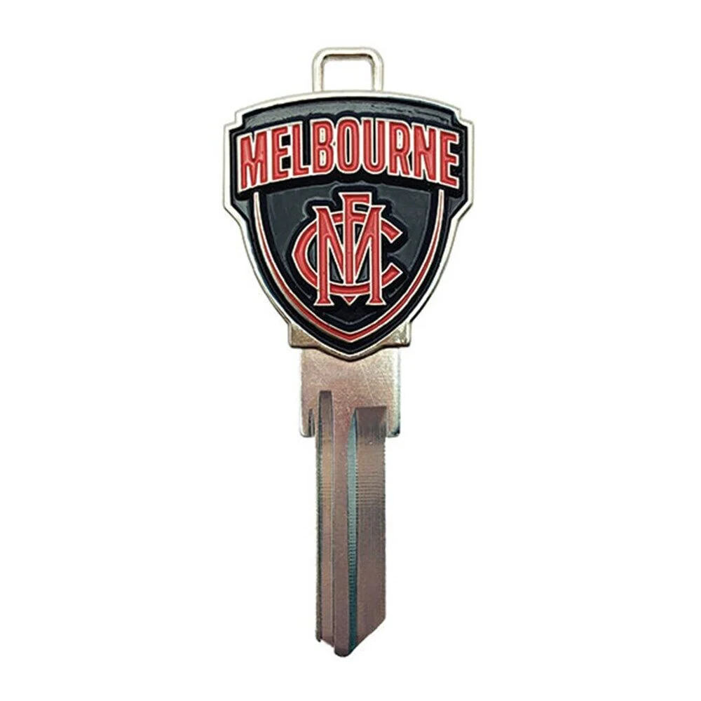 AFL 3D House Key - Melbourne Demons - LW4 Blank Metal Badge Keys - Image 2
