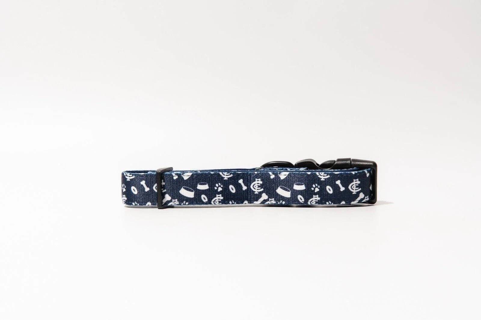 AFL Adjustable Dog Collar - Carlton Blues - Small To Large - Strong Durable - Image 2