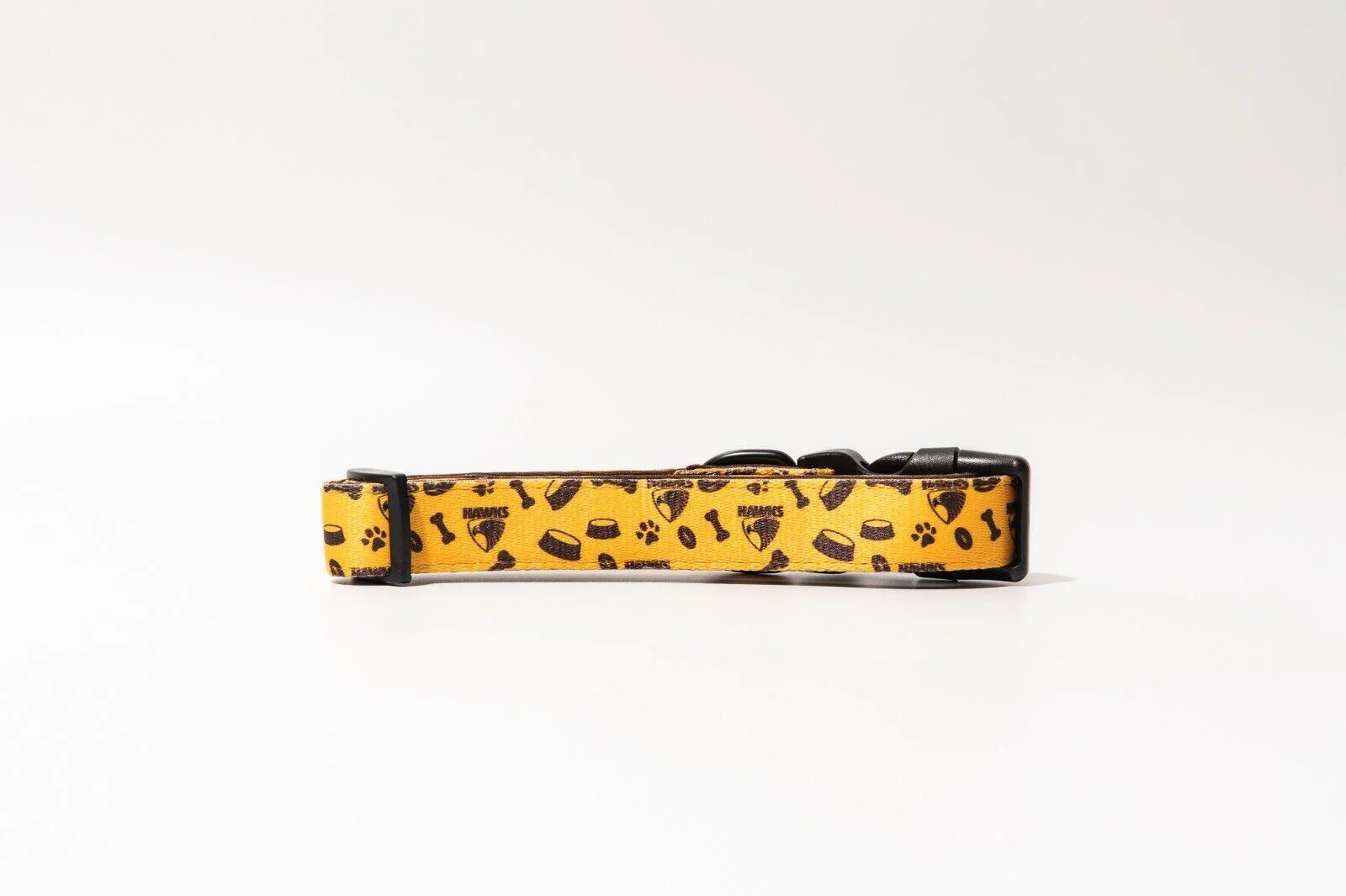 AFL Adjustable Dog Collar - Hawthorn Hawks - Small To Large - Strong Durable - Image 2