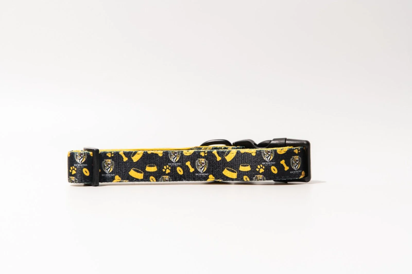 AFL Adjustable Dog Collar - Richmond Tigers - Small To Large -Strong Durable - Image 2