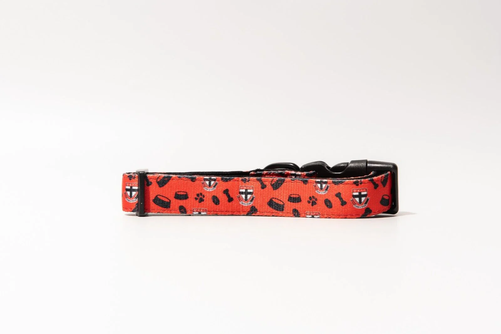 AFL Adjustable Dog Collar - St Kilda Saints - Small To Large - Strong Durable - Image 2