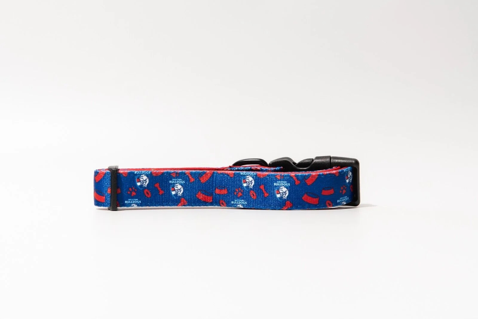 AFL Adjustable Dog Collar - Western Bulldogs - Small To Large - Strong Durable - Image 2