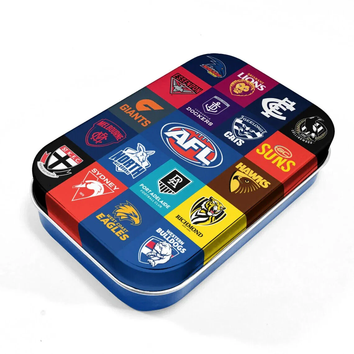 AFL  All Team Playing Card Tin - Playing Card Case - Team Logo Tin - Image 2
