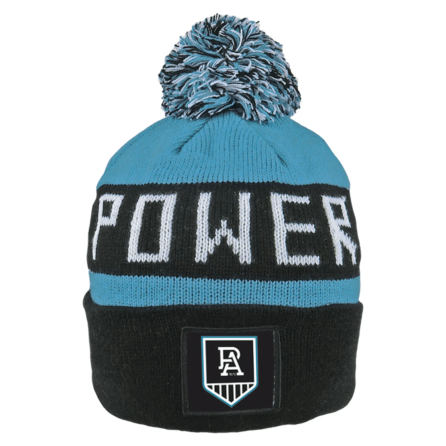 AFL Bar Beanie - Port Adelaide Power - Winter Hat - Adult - OSFM - Image 2