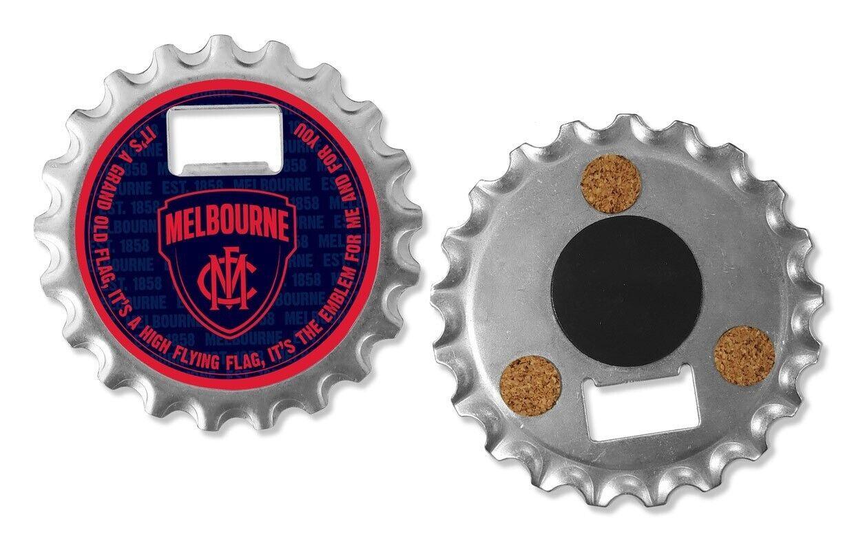 AFL Bottle Opener, Magnet & Coaster - Melbourne Demons  - Aussie Rules - Image 2