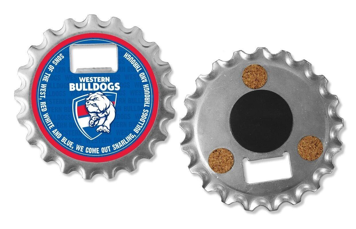 AFL Bottle Opener, Magnet & Coaster - Western Bulldogs - Aussie Rules - Image 2