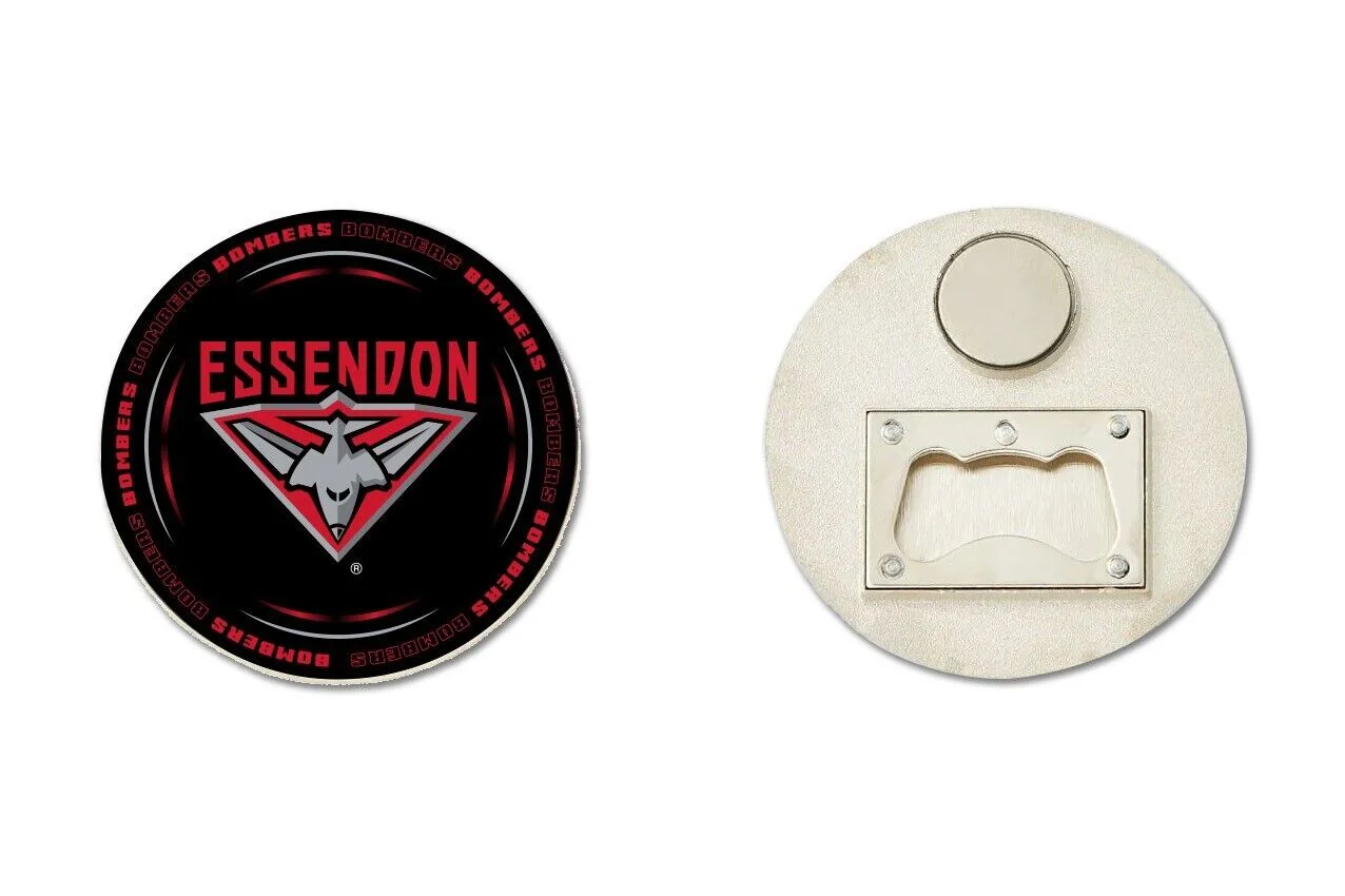 AFL Bottle Opener Magnet - Essendon Bombers - Aussie Rules - Image 2