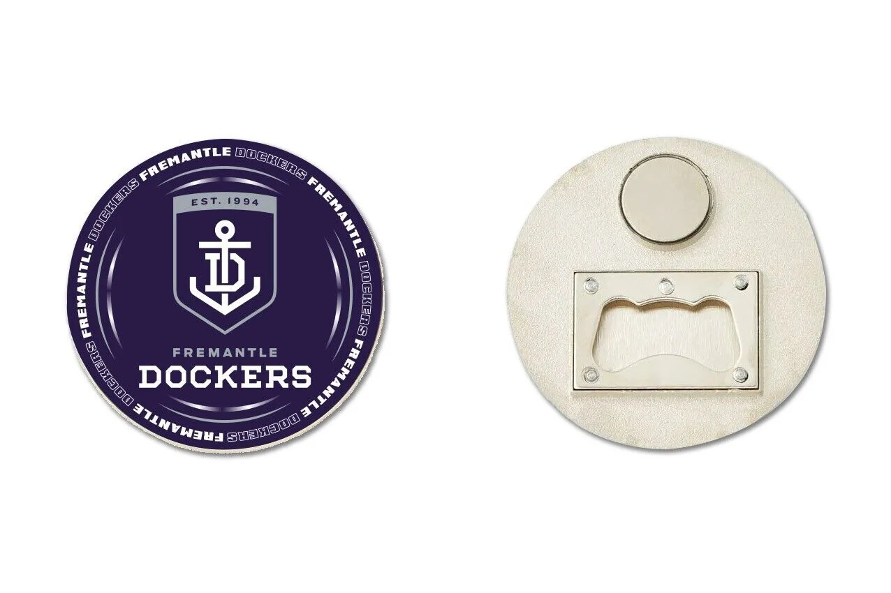 AFL Bottle Opener Magnet - Fremantle Dockers - Aussie Rules - Image 2