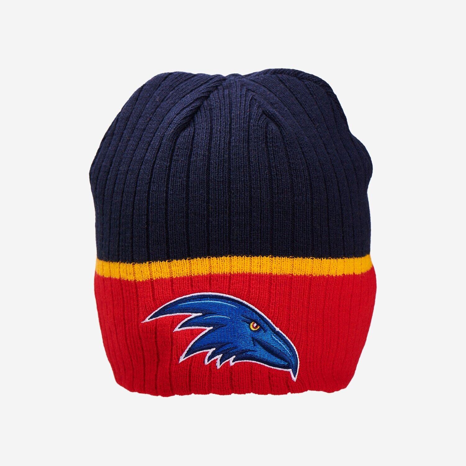 AFL Boundary Rib Beanie - Adelaide Crows - Winter Hat - Image 2