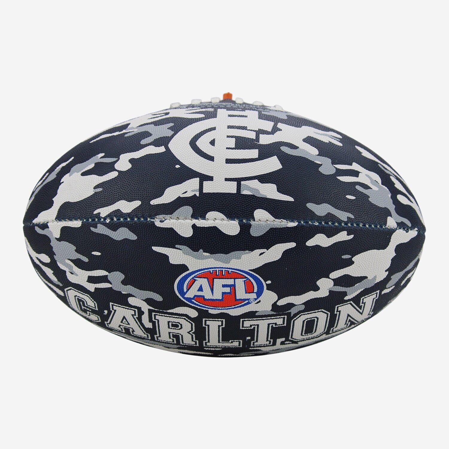 AFL Camo Club Football - Carlton Blues - Size 5 - Game Ball - Image 2