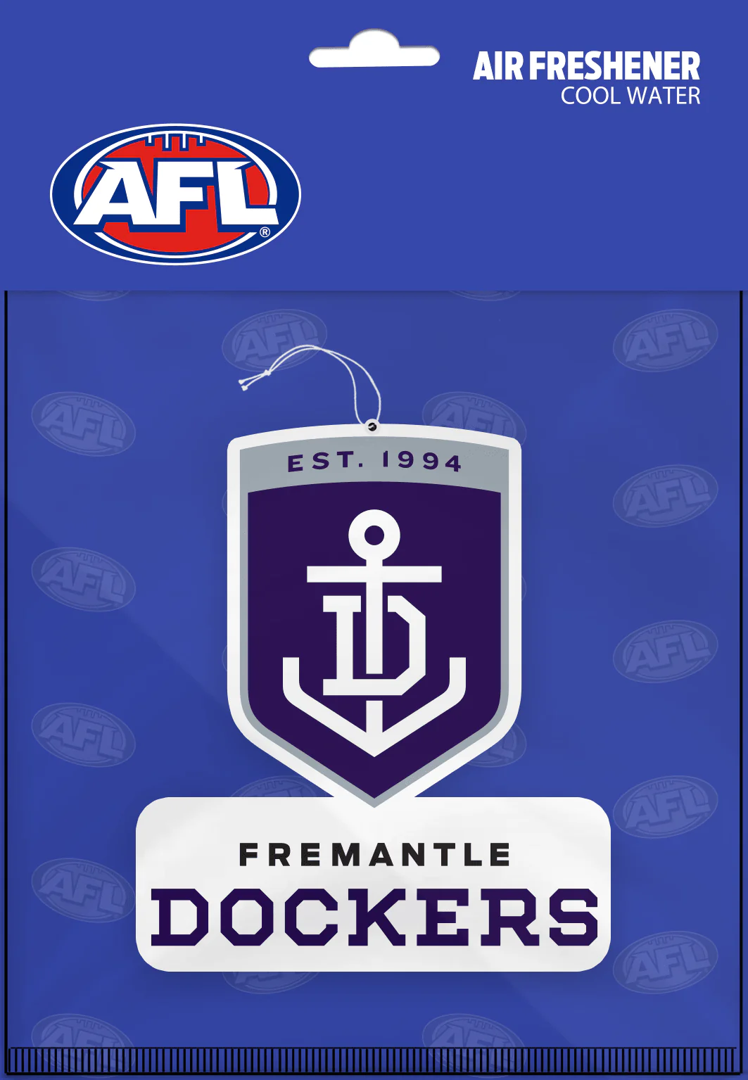 AFL Car Air Freshener - Fremantle Dockers - Logo - Image 2