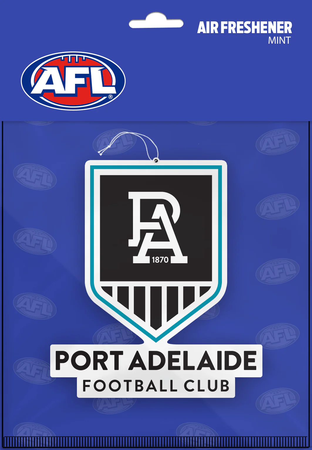 AFL Car Air Freshener - Port Adelaide Power - Logo