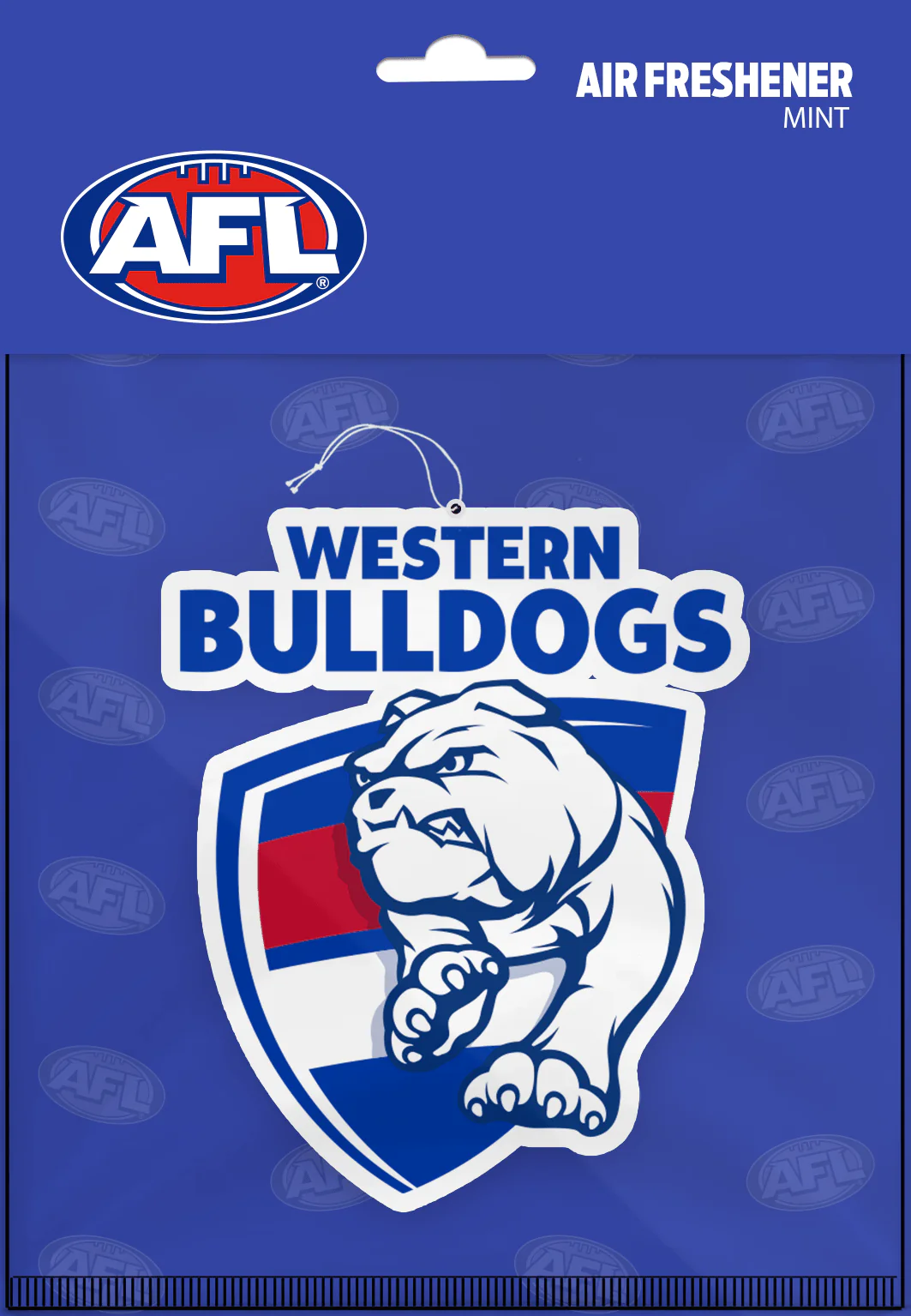 AFL Car Air Freshener - Western Bulldogs - Logo - Image 2