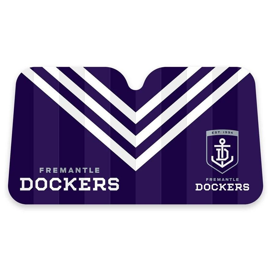 AFL Car Sunshade - Fremantle Dockers - 130cm x 70cm - Image 2