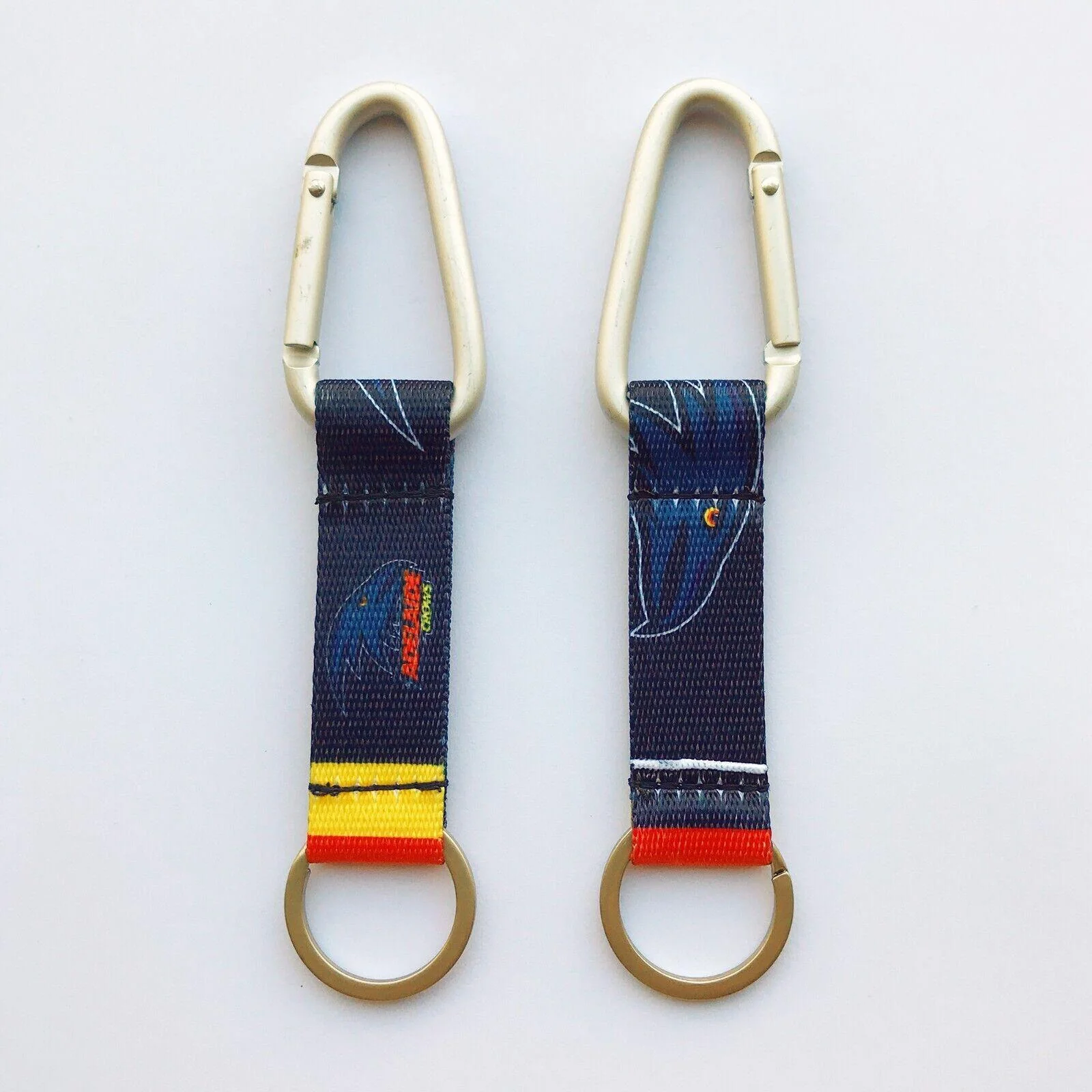AFL Carabiner Key Ring - Adelaide Crows - Keyring - Clip and Ring - Image 2