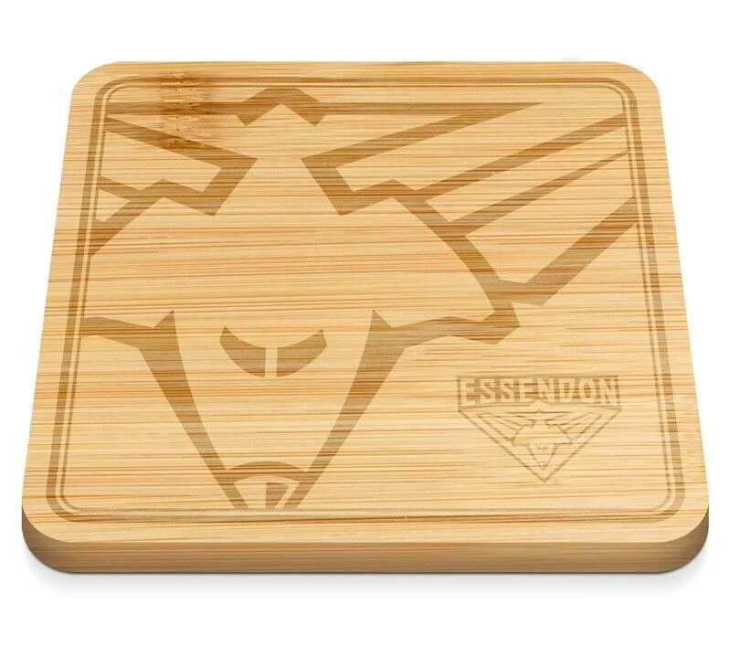AFL Cheeseboard - Essendon Bombers - 35 x 35 x 1.5cm - Serving Board - Image 2