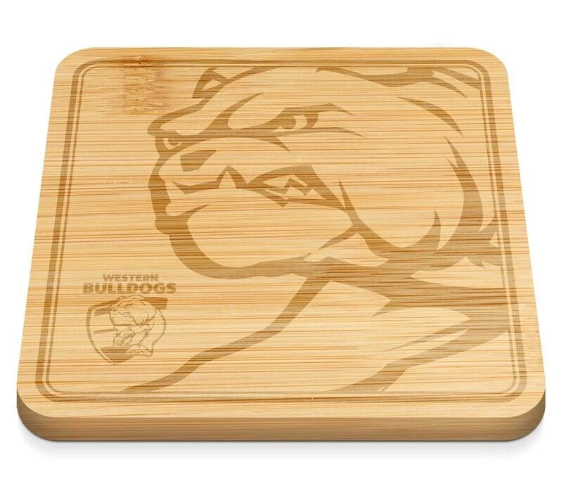 AFL Cheeseboard - Western Bulldogs - 35 x 35 x 1.5cm - Serving Board - Image 2