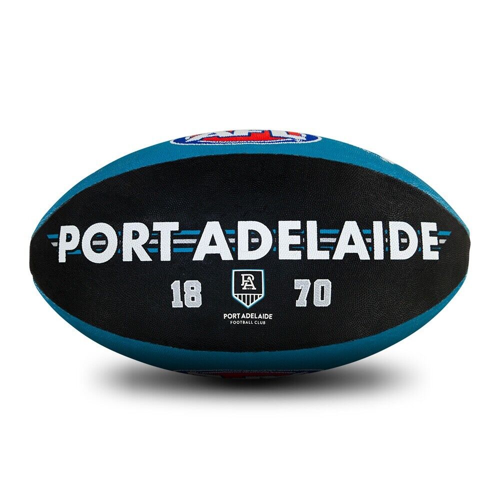 AFL Club Football - Port Adelaide Power - Size 5 - Game Ball - Image 2