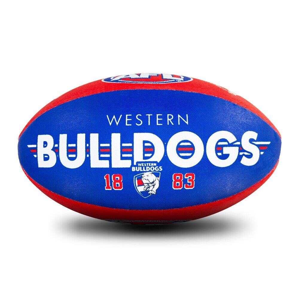 AFL Club Football - Western Bulldogs - Size 5 - Game Ball - Image 2