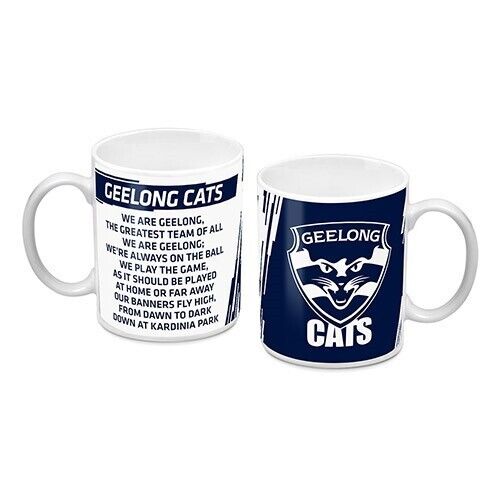 AFL Coffee Mug - Geelong Cats - Team Song - Cup - Image 2
