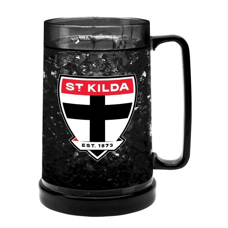 AFL Colour Freeze Mug - St Kilda Saints - 500ML - Gel Freeze Drink Cup - Image 2