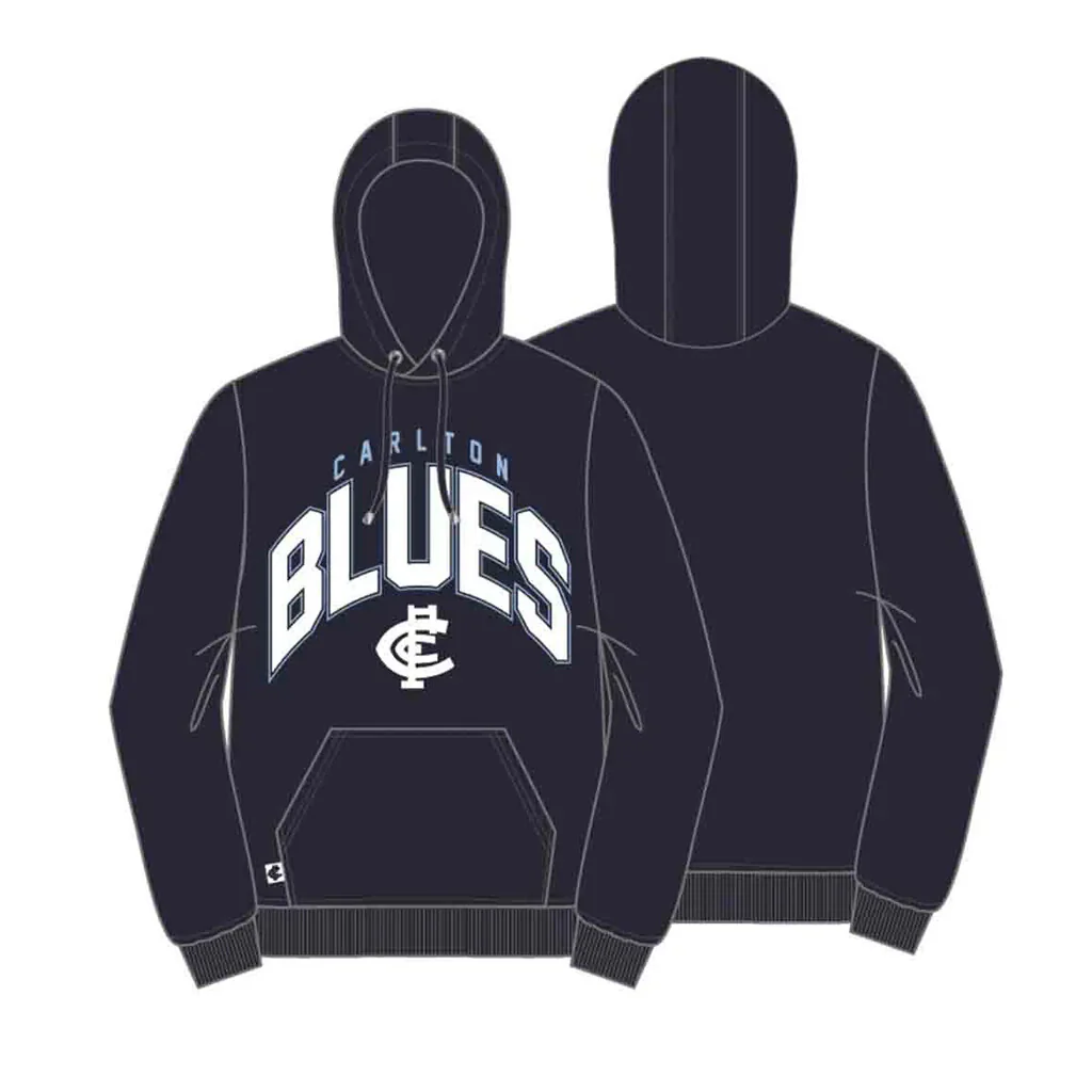 AFL Crest OTH Hoody - Carlton Blues - Youth - Kids - Hoodie - Jumper