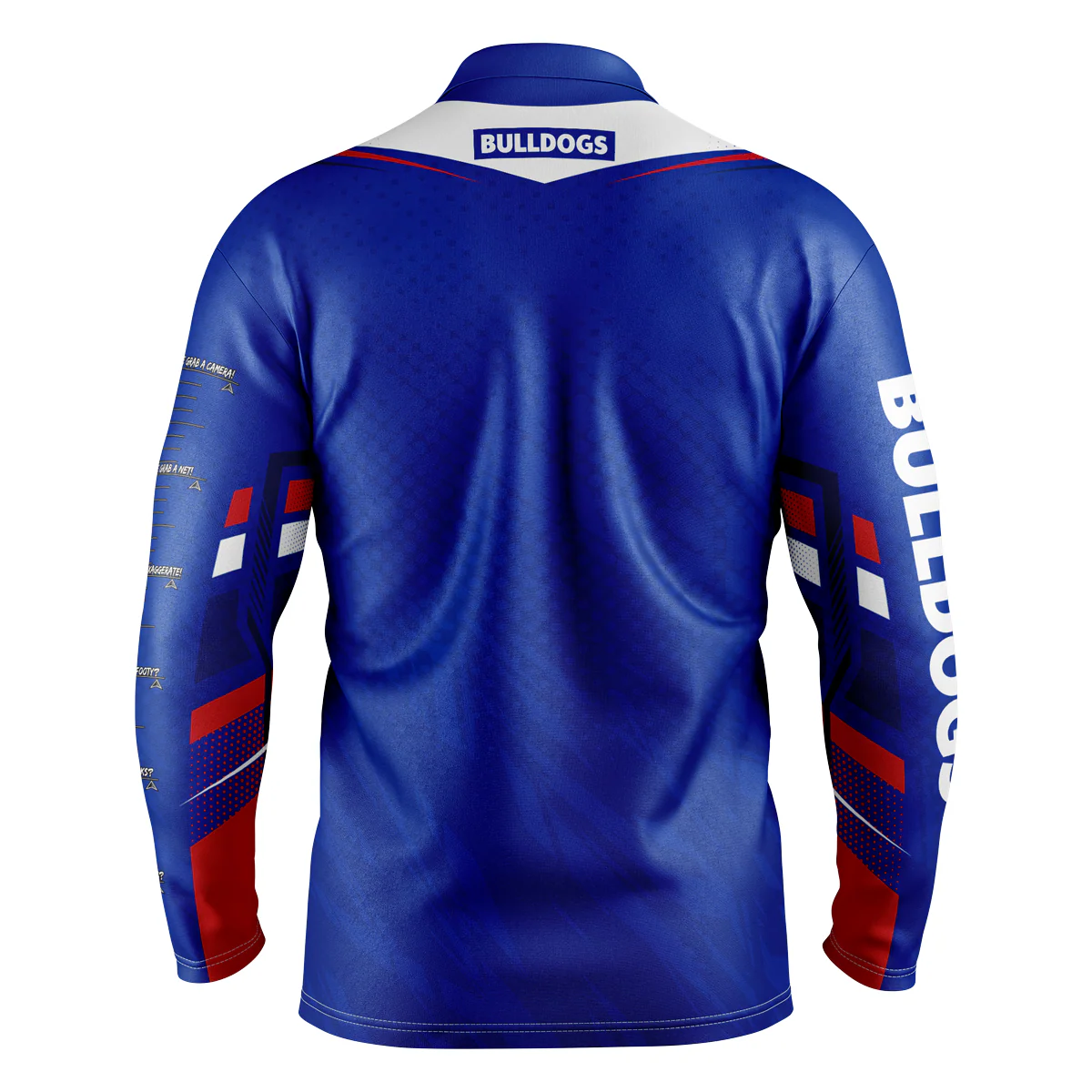 AFL 'Cyber' Fishing Shirt - Western Bulldogs - Adult - Mens - Polo - Image 2