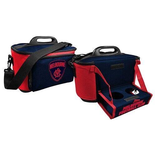 AFL Drink Cooler Bag With Tray - Melbourne Demons - Insulated - Team Logo - Image 2