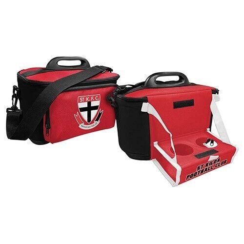 AFL Drink Cooler Bag With Tray - St Kilda Saints - Insulated - Team Logo - Image 2