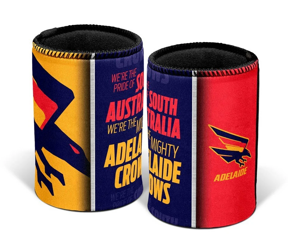 AFL Drink Stubby Cooler - Team Song - Adelaide Crows - Can Holder Cooler - Image 2