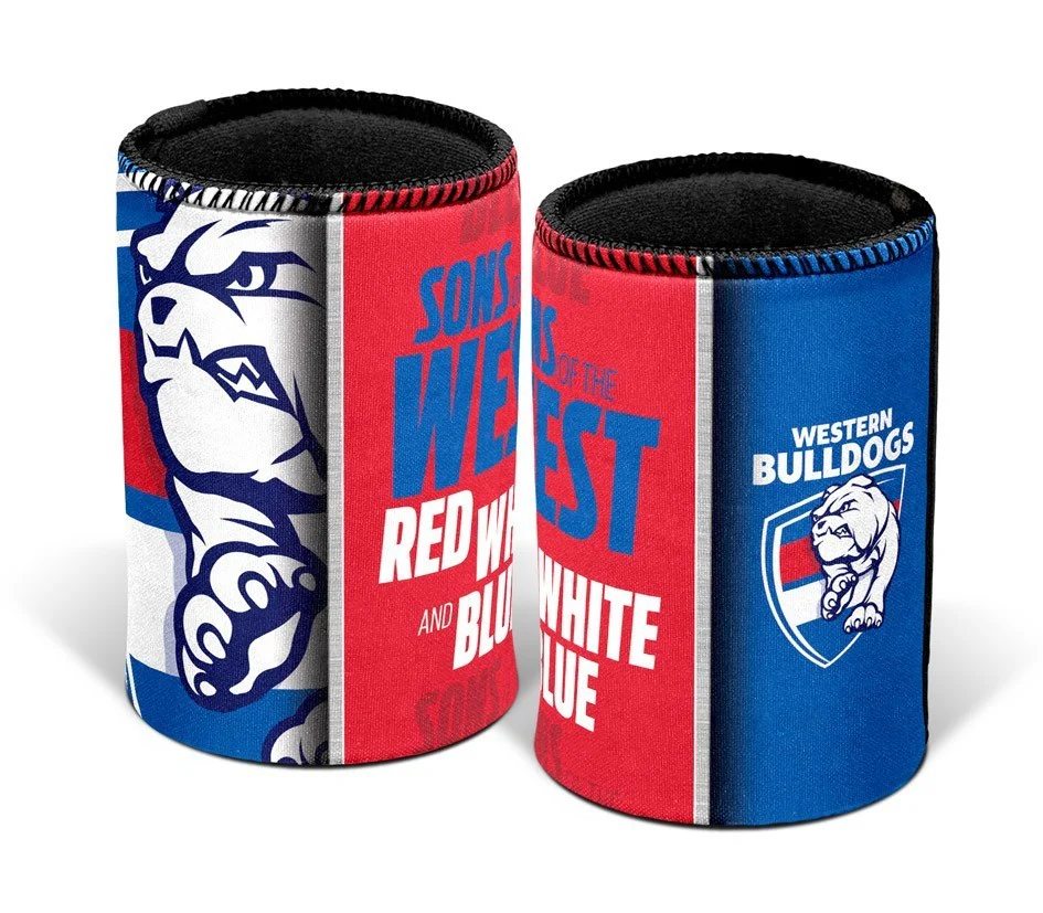 AFL Drink Stubby Cooler - Team Song - Western Bulldogs - Can Cooler - Image 2