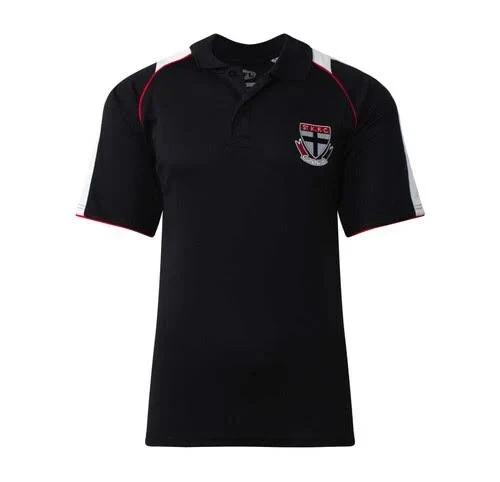 AFL Essentials Polo Tee Shirt - St Kilda Saints - Adult
