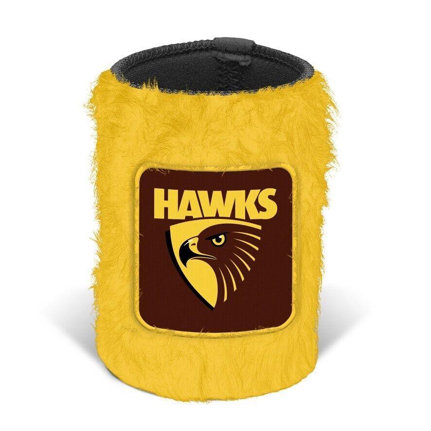 AFL Fluffy Stubby Cooler - Hawthorn Hawks - Can Holder - Image 2