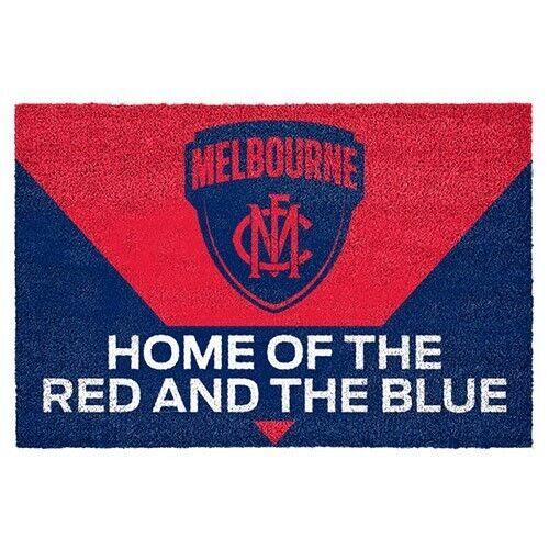 AFL Front Back Door Welcome Entry Mat - Melbourne Demons - 61cm x 41cm - Image 2