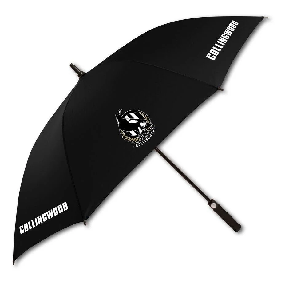 AFL Golf Umbrella - Collingwood Magpies - Rain Weather - 76cm Length