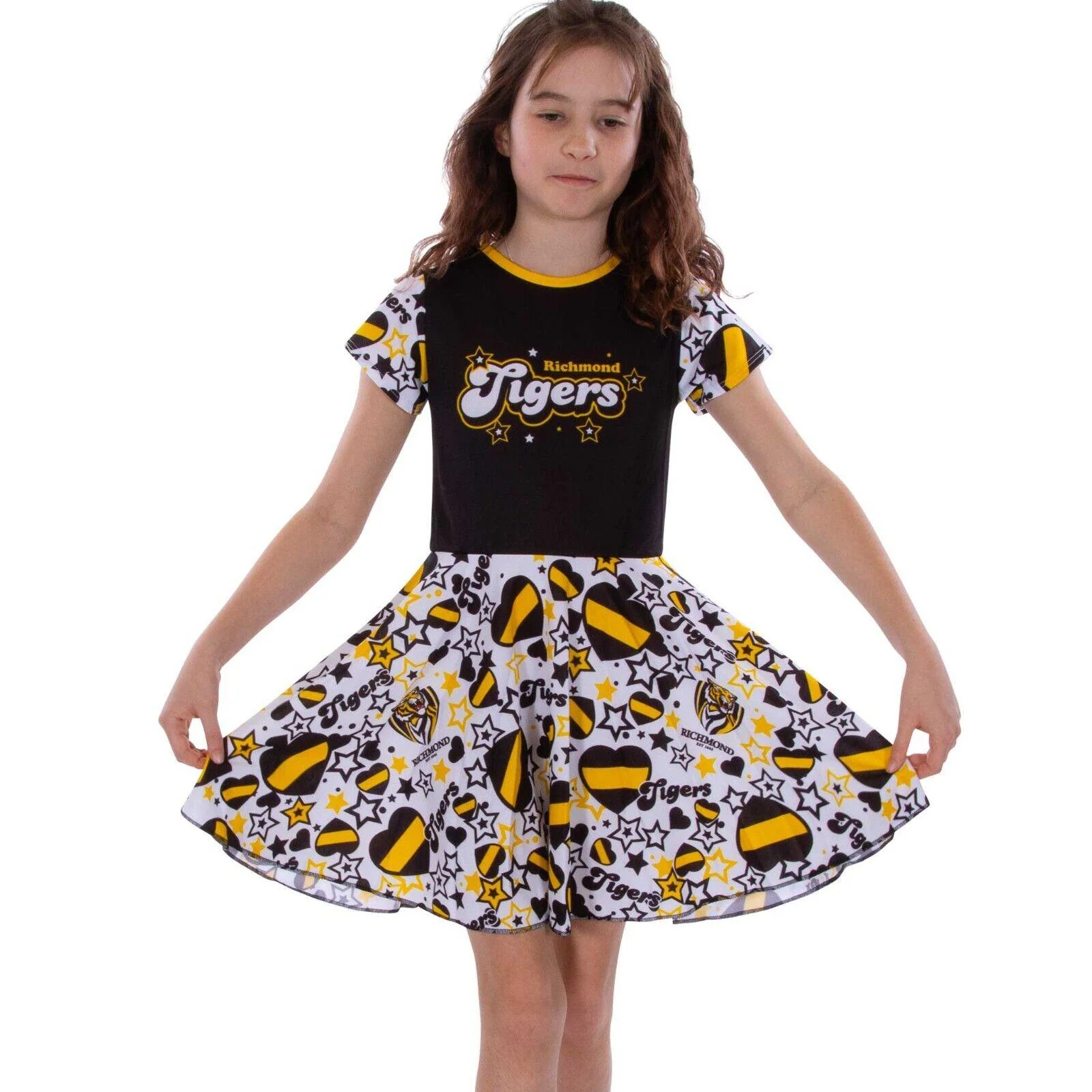 AFL  Heartbreaker Dress - Richmond Tigers - Girls - Toddler - Kid - Image 2